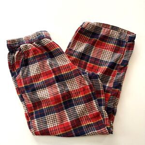 Aerie Womens Flannel Skater Pajama Pant Red Plaid Size S Loungewear Cozy Cabin
